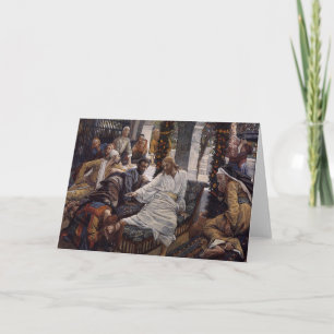 Mary Washing Jesus Feet Card
