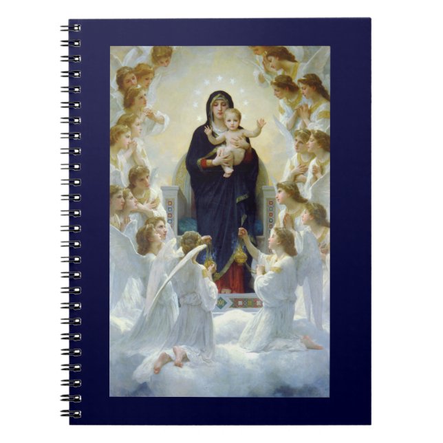 Mary with Angels - Regina Angelorum Notebook (Front)