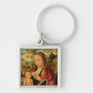 Mary with the Christ Child, early 16th century Key Ring