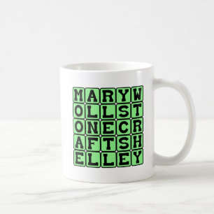 Mary Wollstonecraft Shelley, Frankenstein Author Coffee Mug