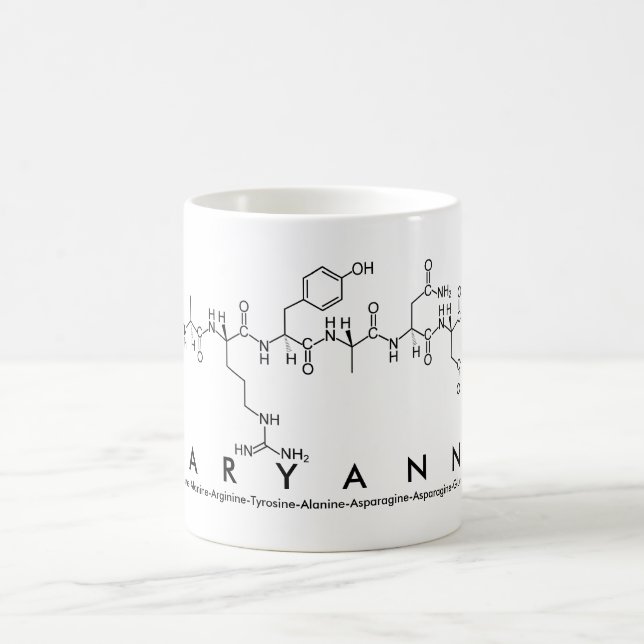 Maryanne peptide name mug (Center)