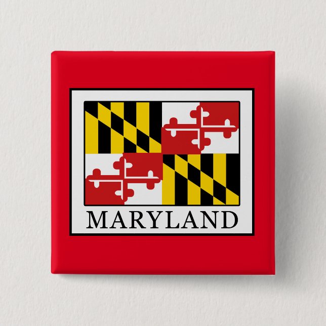 Maryland 15 Cm Square Badge (Front)