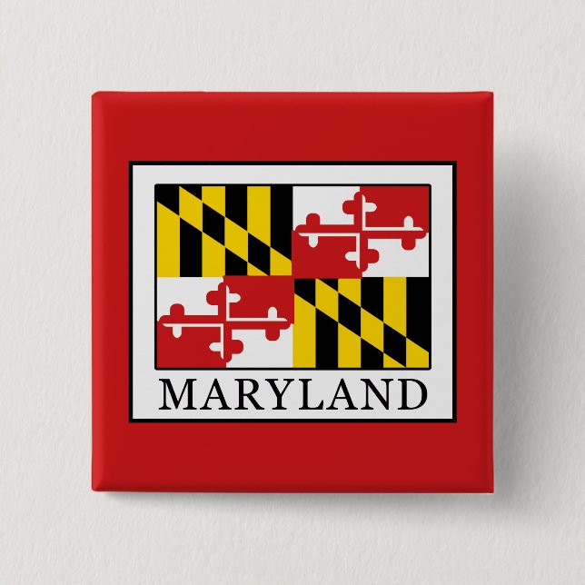 Maryland 15 Cm Square Badge (Front)