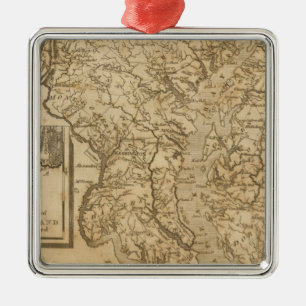 Maryland 3 metal tree decoration