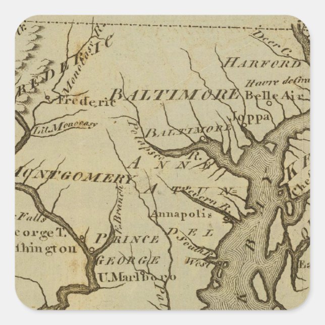 Maryland 5 square sticker (Front)