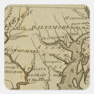Maryland 5 square sticker