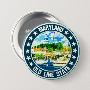 Maryland 7.5 cm round badge