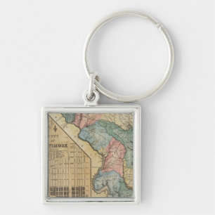 Maryland 8 key ring