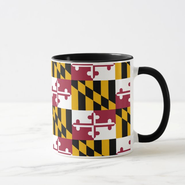 Maryland Abstract Pattern Mug (Right)