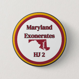 Maryland Alleged Witch Exoneration Button