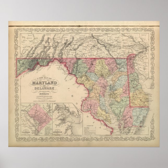 Maryland and Delaware 2 Poster (Front)