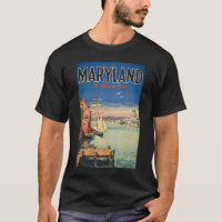 Maryland Annapolis Painterly Illustration Travel