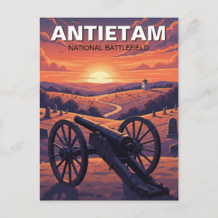 Maryland Antietam National Battlefield Travel Postcard