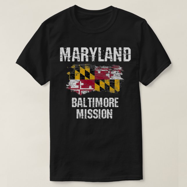 Maryland Baltimore Mission  T-Shirt (Design Front)
