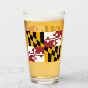 MARYLAND BEER GLASS