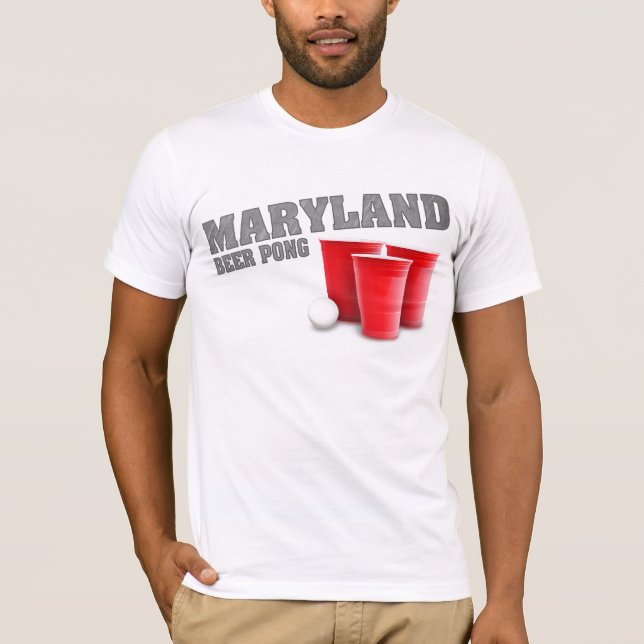 Maryland Beer Pong T-Shirt (Front)