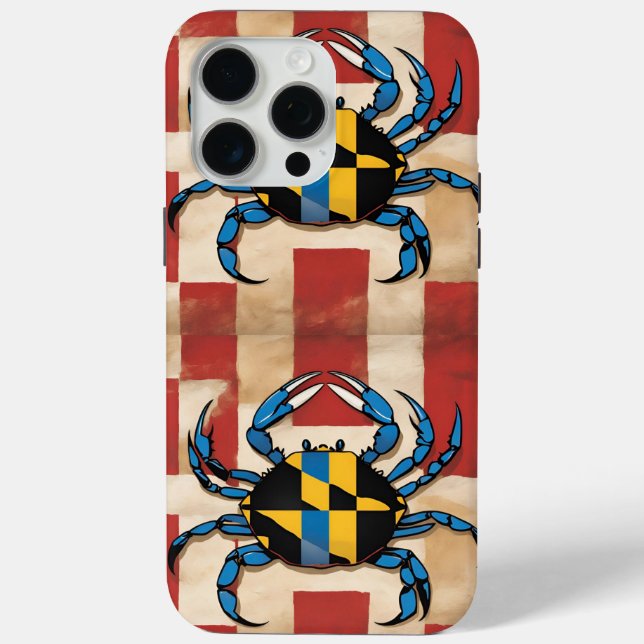 Maryland Blue Crab Case-Mate iPhone Case (Back)