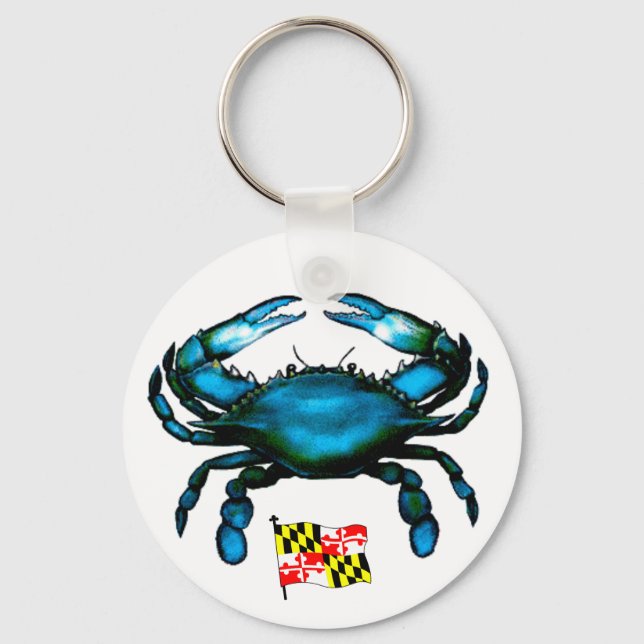 Maryland-Blue Crab Key Ring (Front)