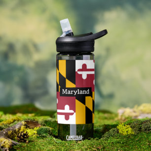 Maryland bottle, patriotic Maryland Flag Water Bottle