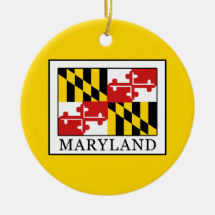 Maryland Ceramic Ornament
