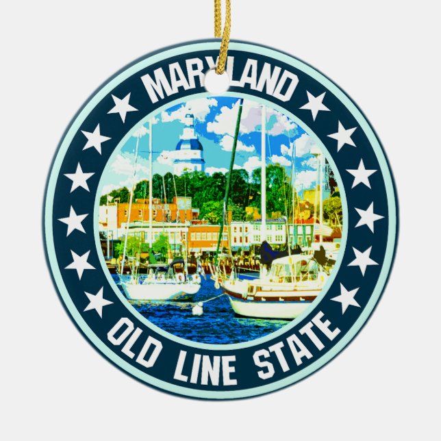 Maryland                                           ceramic ornament (Front)
