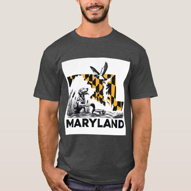 Maryland Chesapeake Bay Retriever T-Shirt (Front)