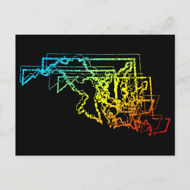 maryland chill blur postcard (Front)