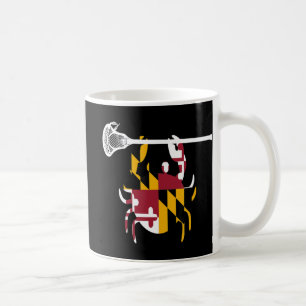 Maryland Crab Lacrosse Boys Stick LAX Sister Broth Coffee Mug