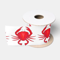 Maryland Crab Red Crabs Crabby Beach Ocean Ribbon