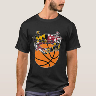 Maryland Crab State Pride Flag Gift - Bysketbyll A T-Shirt