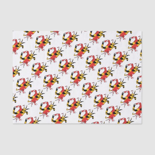 Maryland Crab Tissue Paper (Front)
