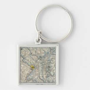 Maryland, DC, and Delaware Key Ring