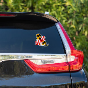 Maryland Dogs Vinyl Stickers, Naptown Tails