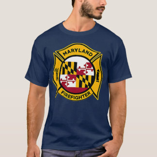 Maryland Fire Department Firefighters Firemen T-Shirt
