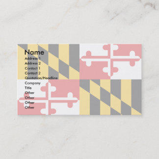 Maryland Flag Business Card