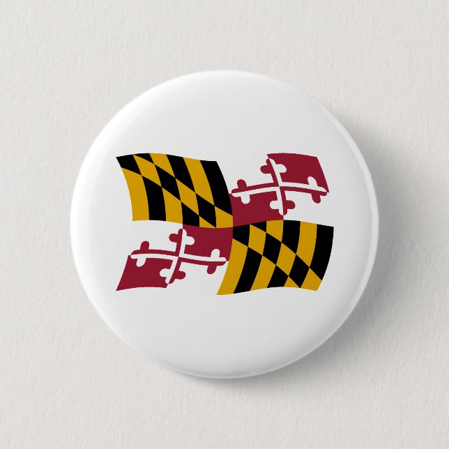 Maryland Flag Button (Front)