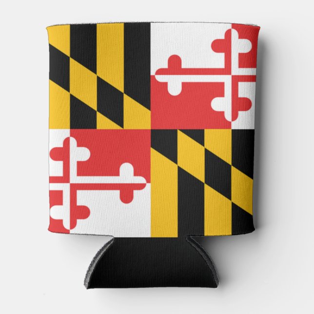 Maryland Flag Can Cooler (Front)
