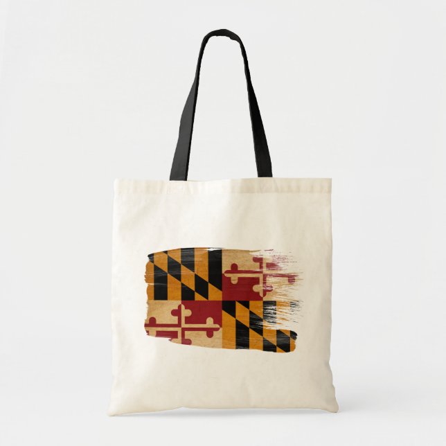 Maryland Flag Canvas Bags (Front)