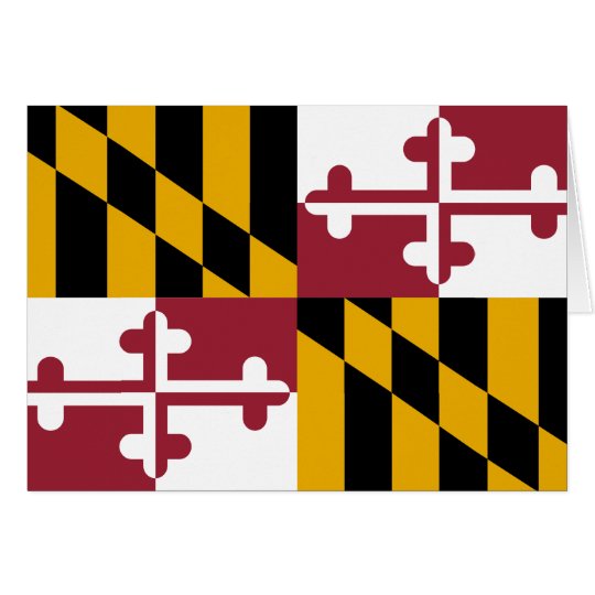 Maryland Flag Card