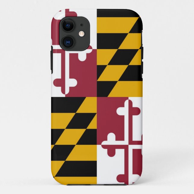 Maryland Flag Case-Mate iPhone Case (Back)