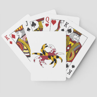 Maryland Flag Crab Playing Cards