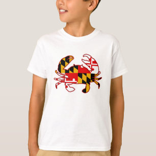 Maryland Flag Crab T-Shirt