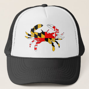 Maryland Flag Crab Trucker Hat