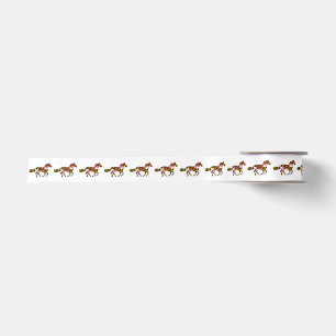 Maryland Flag Galloping Horse Ribbon Satin Ribbon