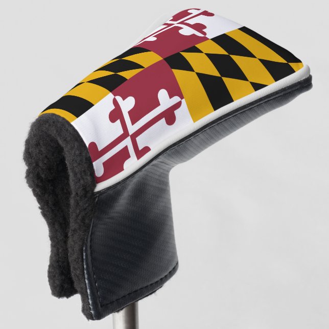 Maryland Flag Golf Head Cover (3/4 Front)