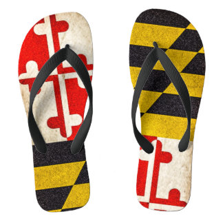 Maryland Flag - Grunge Thongs