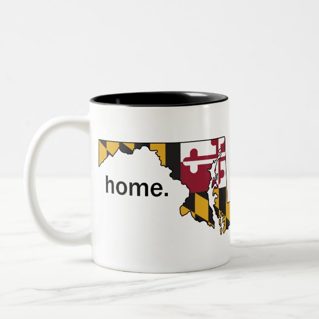 Maryland Flag home mug (Left)