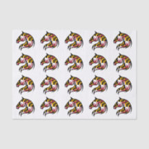 Maryland Flag Horse Tissue Paper