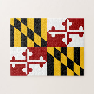 Maryland flag jigsaw puzzle