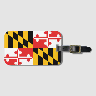 Maryland Flag Luggage Tag